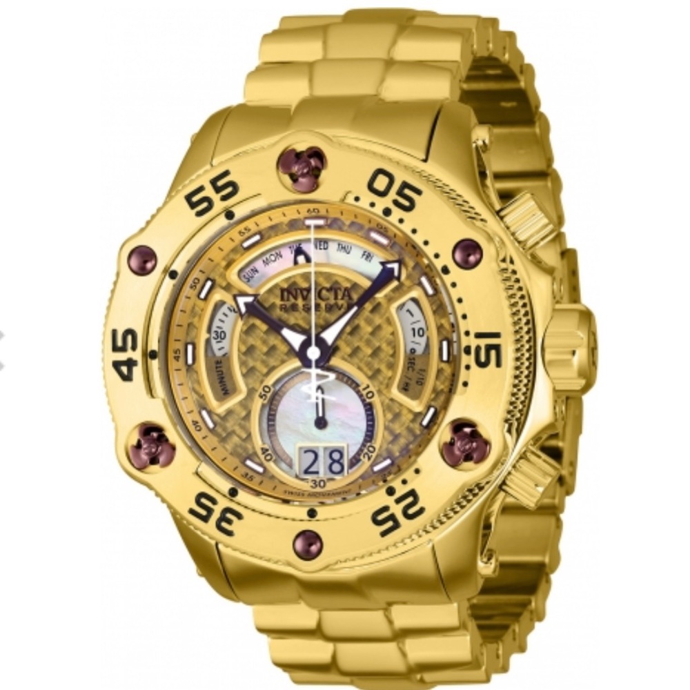 INVICTA Reserve Excursion Gold Label Watch
